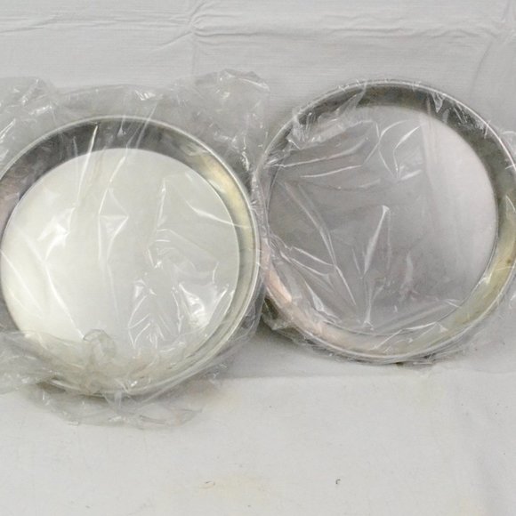 Set of 2 New Fat Daddio Aluminum Baking Pans Round 8" x 1 3/4" - Picture 1 of 3